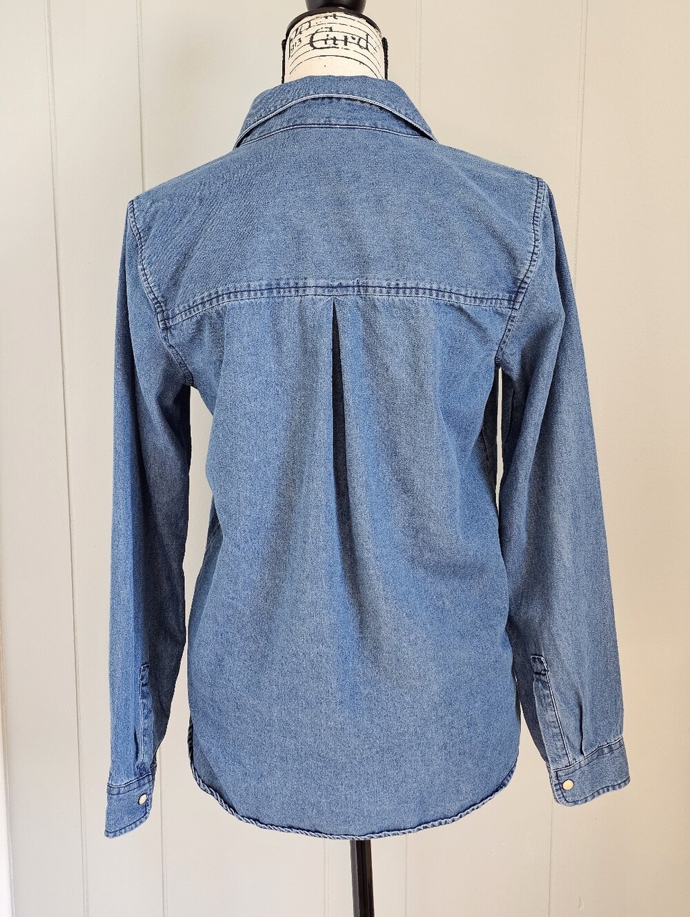 Lucky Brand Classic Denim Chambray Button-Up Shirt - Blue - Picture 3 of 7
